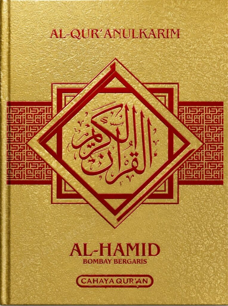 Al-Qur’an Al-Hamid Bombay Bergaris Emas Hard Cover (A5 & B5)
