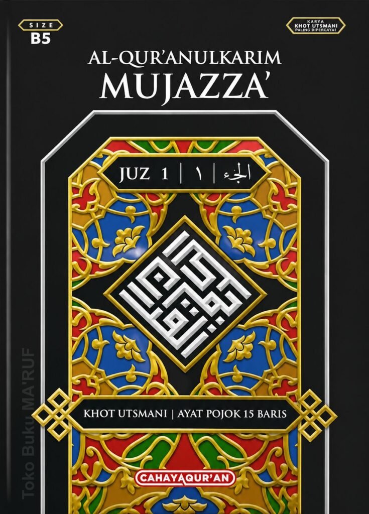 Al-Qur’an Mujazza’ Per Juz Khat Utsmani B5 (Soft Cover Mika Packaging)